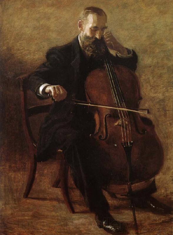 Thomas Eakins Play the Cello Spain oil painting art